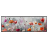 Xxl Wandbild Zarte Mohnblumen Im Wind Panorama Produktvorschau Frontal