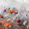 Xxl Wandbild Zarte Mohnblumen Im Wind Quadrat Motivvorschau