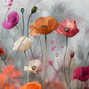 Xxl Wandbild Zarte Mohnblumen Im Wind Querformat Zoom