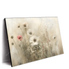 Xxl Wandbild Zarte Wildblumen In Pastelltoenen Querformat Produktvorschau Seitlich