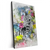 Xxl Wandbild Zebra Blumen Hochformat Produktvorschau Seitlich