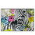 Xxl Wandbild Zebra Blumen Querformat Produktvorschau Frontal