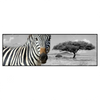 Xxl Wandbild Zebra In Afrika Panorama Produktvorschau Frontal
