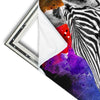 Xxl Wandbild Zebra Pop Art No 1 Hochformat Materialvorschau