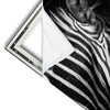 Xxl Wandbild Zebra Schwarzweiss Hochformat Materialvorschau