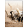 Xxl Wandbild Zebra Staub Hochformat Produktvorschau Frontal