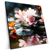 Xxl Wandbild Zen Steine Mit Blumen Quadrat Produktvorschau Seitlich