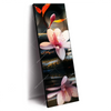 Xxl Wandbild Zen Steine Mit Blumen Schmal Produktvorschau Seitlich