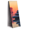Xxl Wandbild Zen Steine Sonnenuntergang Schmal Produktvorschau Seitlich