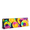 Xxl Wandbild Zitronen Neon Farbe Panorama Produktvorschau Seitlich
