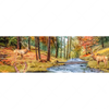 Xxl Wandbild Zwei Hirsche Am Fluss Panorama Motivvorschau